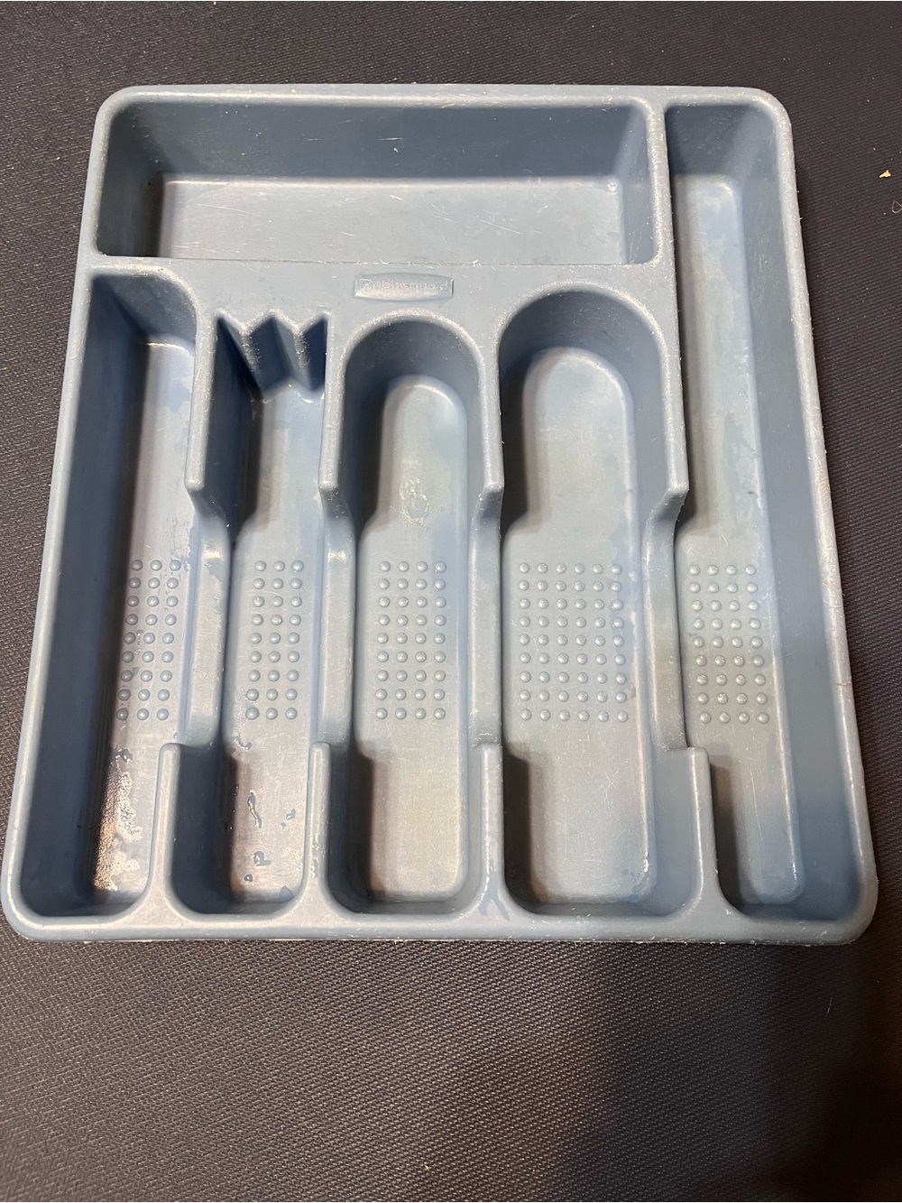 Blue Rubbermaid plastic utensil holder # 2925
